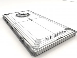 nokia lumia 830 gold edition 3D Model