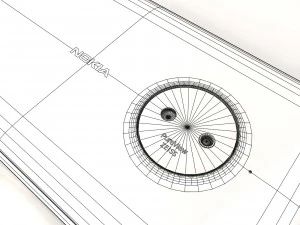 nokia lumia 830 gold edition 3D Model