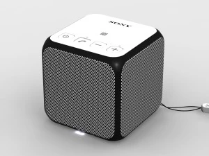 Sony srs-x11 witte draagbare bluetooth-luidspreker 3D Model