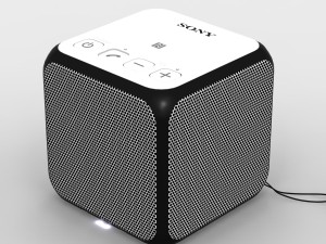sony srs-x11 white bluetooth portable speaker 3D मॉडल