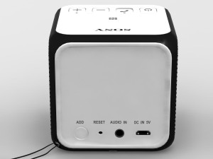 sony srs-x11 white bluetooth portable speaker 3D मॉडल