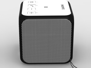 sony srs-x11 white bluetooth portable speaker 3D मॉडल