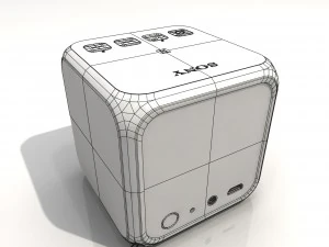 sony srs-x11 black bluetooth portable speaker 3D Model