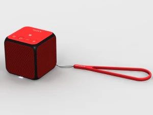 sony srs-x11 red bluetooth portable speaker 3D Model