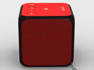 sony srs-x11 red bluetooth portable speaker 3D Model