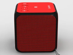 sony srs-x11 red bluetooth portable speaker 3D Model
