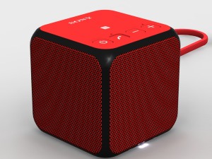 sony srs-x11 red bluetooth portable speaker 3D Model