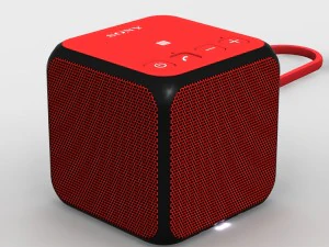sony srs-x11 red bluetooth portable speaker 3D Model