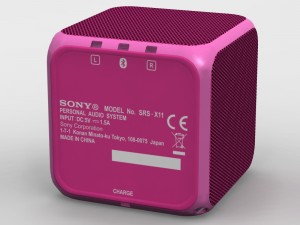 sony srs-x11 pink bluetooth portable speaker Modelo 3D