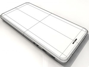oukitel k4000 white 3D Model