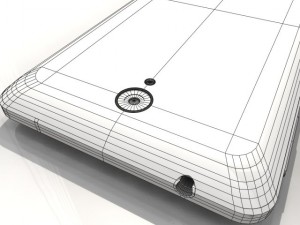 oukitel k4000 white 3D Model