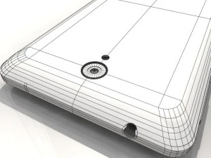 oukitel k4000 white 3D Model