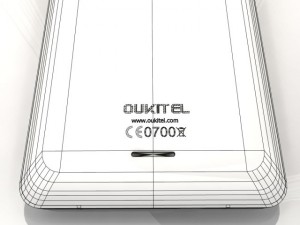 oukitel k4000 white 3D Model