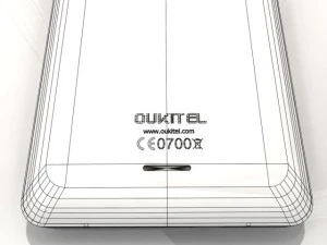 oukitel k4000 white 3D Model