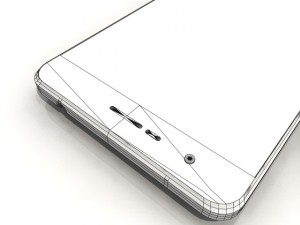 oukitel k4000 white 3D Model