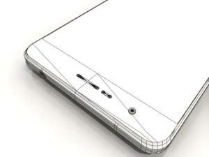 oukitel k4000 white 3D Model