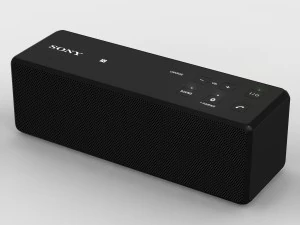 Sony srs-x33 zwarte draagbare bluetooth-luidspreker 3D Model