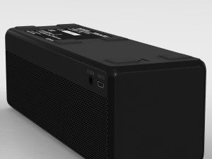 sony srs-x33 black bluetooth portable speaker Modello 3D