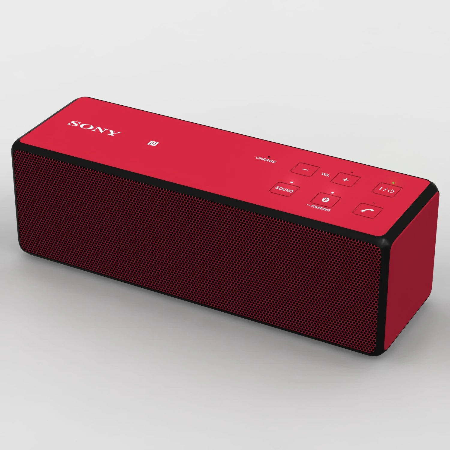 sony srs-x33 red bluetooth portable speaker 3D Model .c4d .max .obj .3ds .fbx .stl .blend 