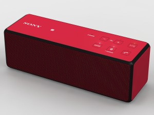 sony srs-x33 red bluetooth portable speaker 3D मॉडल