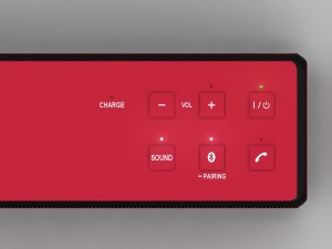 sony srs-x33 red bluetooth portable speaker 3D Model