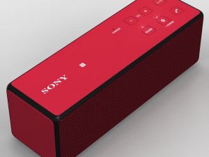 sony srs-x33 red bluetooth portable speaker 3D Model