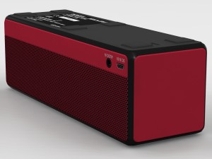 sony srs-x33 red bluetooth portable speaker 3D Model