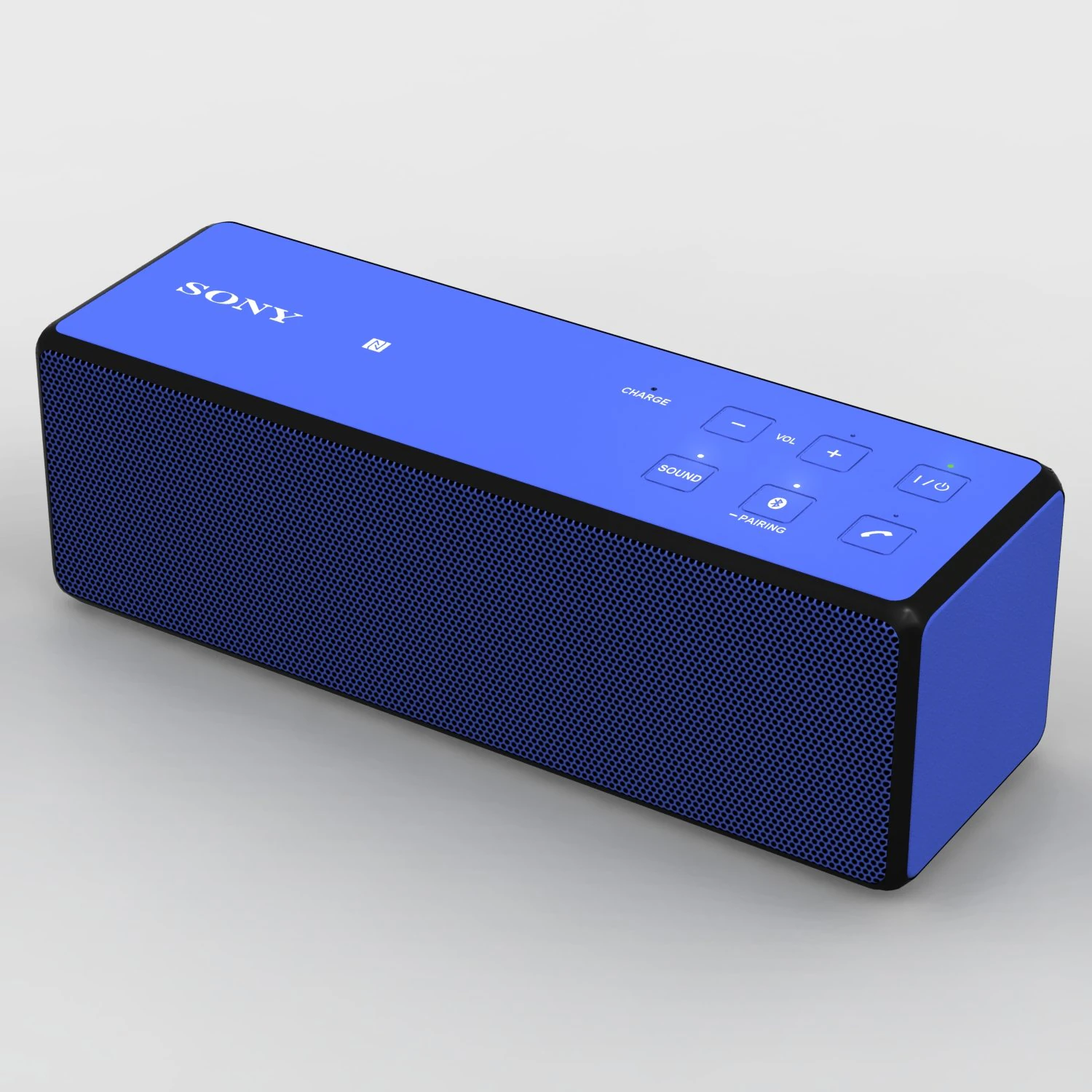 sony srs-x33 blue bluetooth portable speaker 3D Model .c4d .max .obj .3ds .fbx .stl .blend 