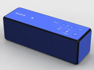 Sony srs-x33 blauwe draagbare bluetooth-luidspreker 3D Model