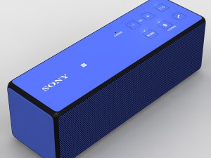 sony srs-x33 blue bluetooth portable speaker Modello 3D