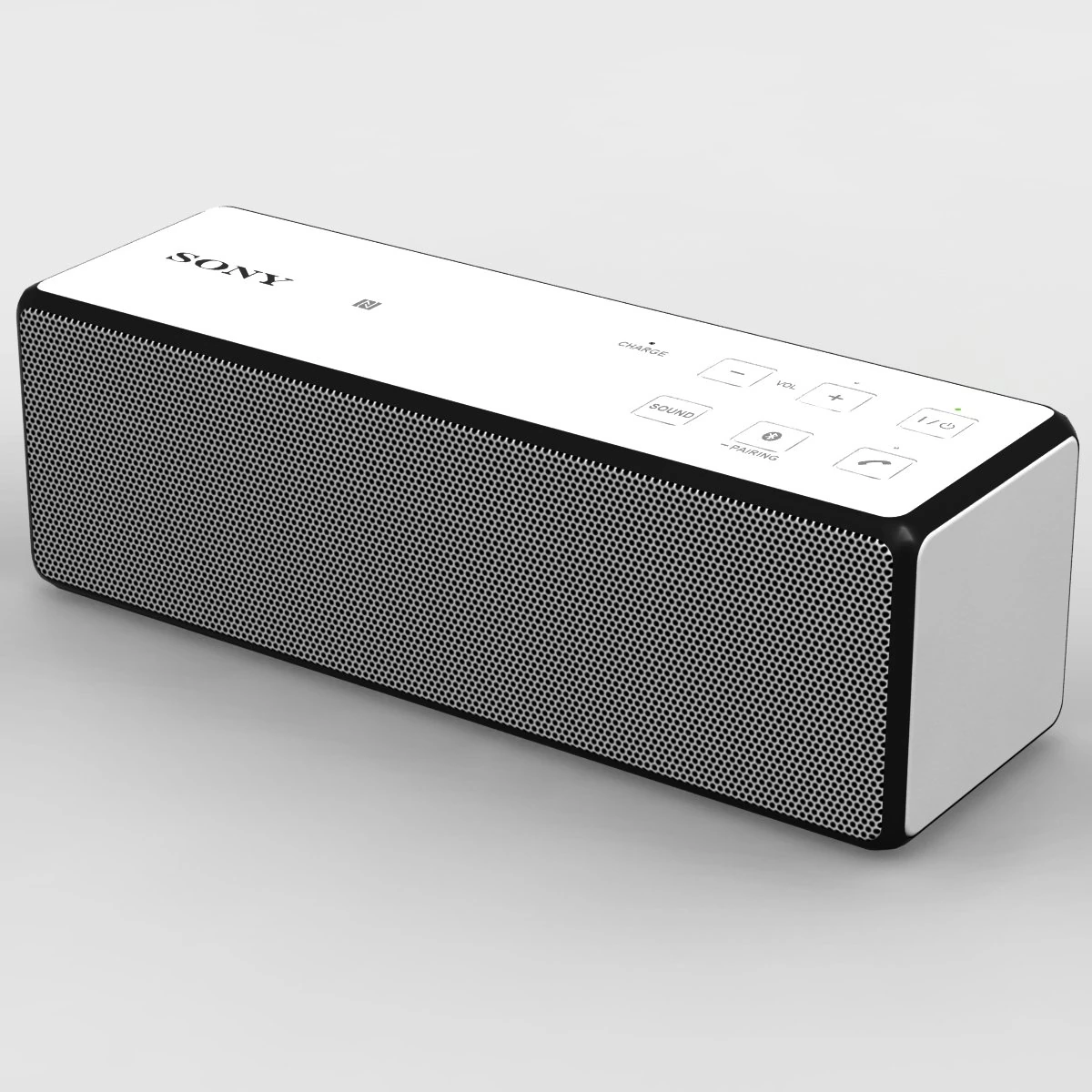 sony srs-x33 white bluetooth portable speaker 3D Model .c4d .max .obj .3ds .fbx .stl .blend