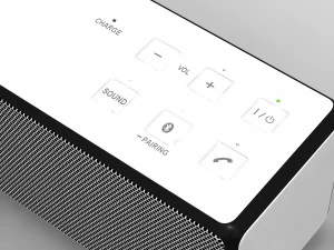 sony srs-x33 white bluetooth portable speaker 3D Model