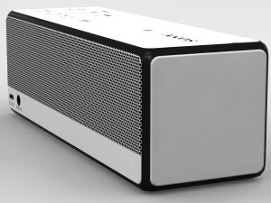 sony srs-x33 white bluetooth portable speaker 3Dモデル
