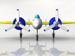 toy plane px-500 3D Модель