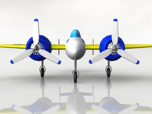 toy plane px-500 3D Model