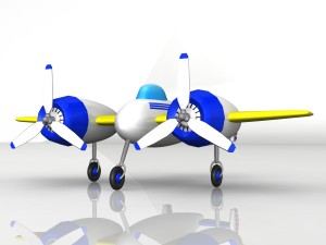 toy plane px-500 3D Модель