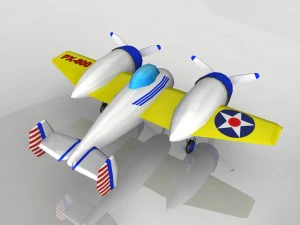 toy plane px-500 3D Model