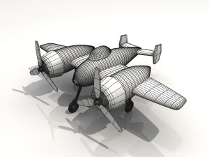 toy plane px-500 3D Модель