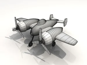 toy plane px-500 3D Model