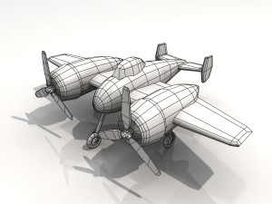 toy plane px-500 3D Модель