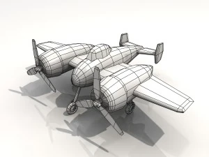 toy plane px-500 3D Model
