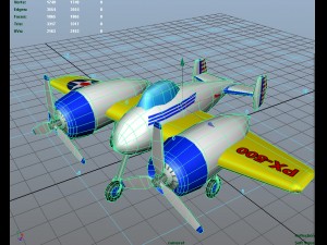 toy plane px-500 3D Модель
