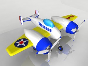 toy plane px-500 3D Модель
