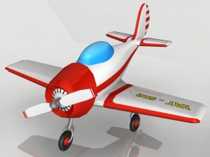 toy plane yat-523 3D Model