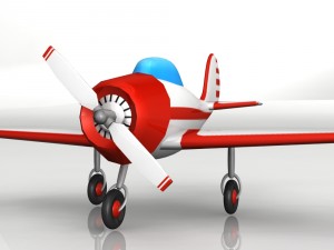 toy plane yat-523 Modello 3D