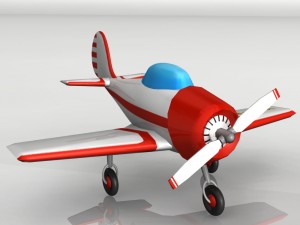 toy plane yat-523 Modello 3D