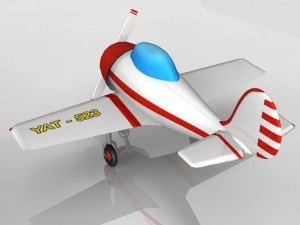 toy plane yat-523 Modello 3D