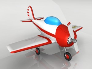 toy plane yat-523 Modello 3D