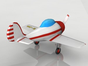 toy plane yat-523 Modello 3D