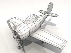 toy plane yat-523 Modello 3D